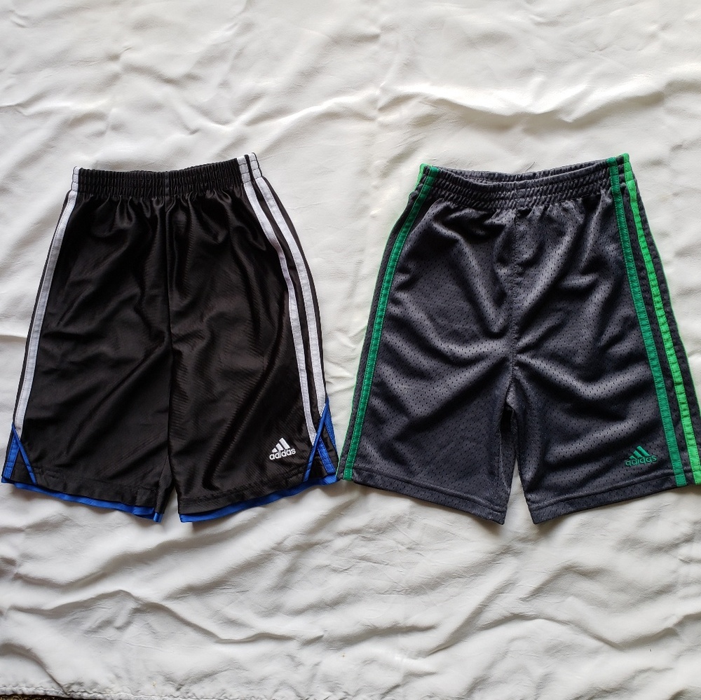 🚫SOLD 2 adidas shorts size 6 & 7X